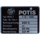 Motor Nameplate Motor Nameplate